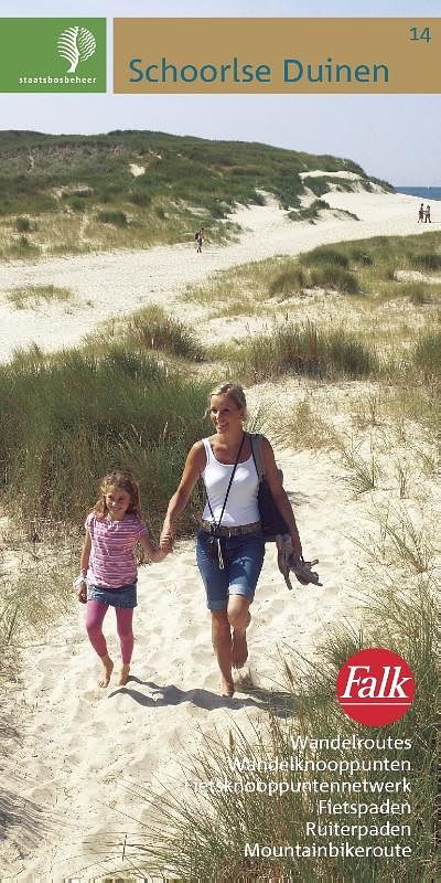 Foto van Wandelkaart 14 schoorlse duinen - paperback (9789028704848)