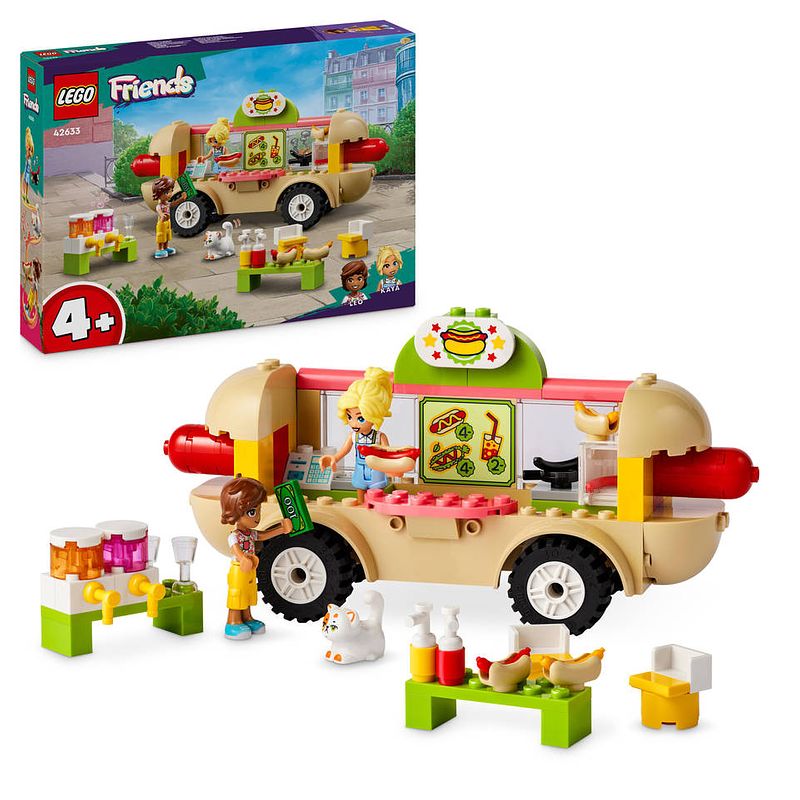 Foto van Lego friends hotdogfoodtruck 42633