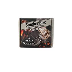 Foto van Smoker box - perfect om jouw rookhout in te doen - compact formaat - bbq smoker box - bbq smoke box - original