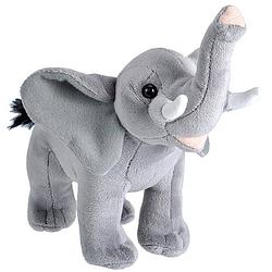 Foto van Wild republic knuffel olifant 20 cm pluche grijs