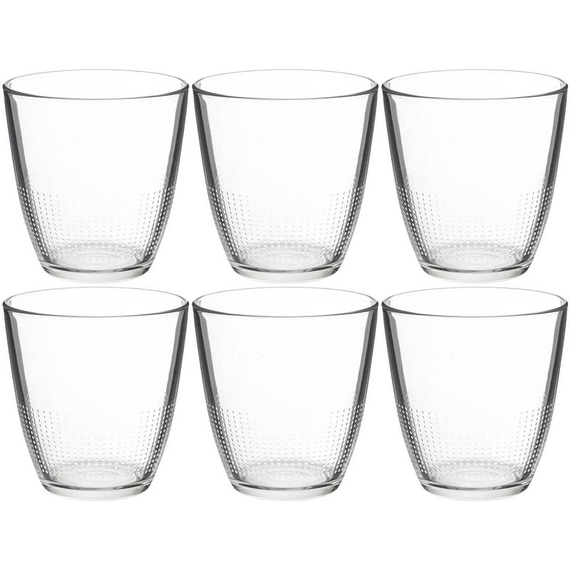 Foto van Set van 6x stuks water/sap glazen claudi 250 ml van glas - drinkglazen