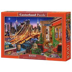 Foto van Castorland puzzel brooklyn bridge lights karton 1000 stukjes