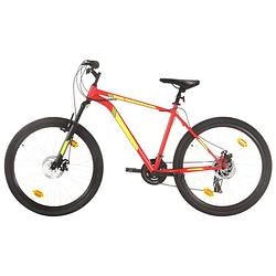 Foto van Vidaxl mountainbike 21 versnellingen 27,5 inch wielen 50 cm frame rood