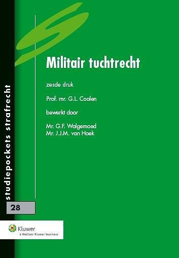 Foto van Militair tuchtrecht - g.l. coolen - paperback (9789013109689)