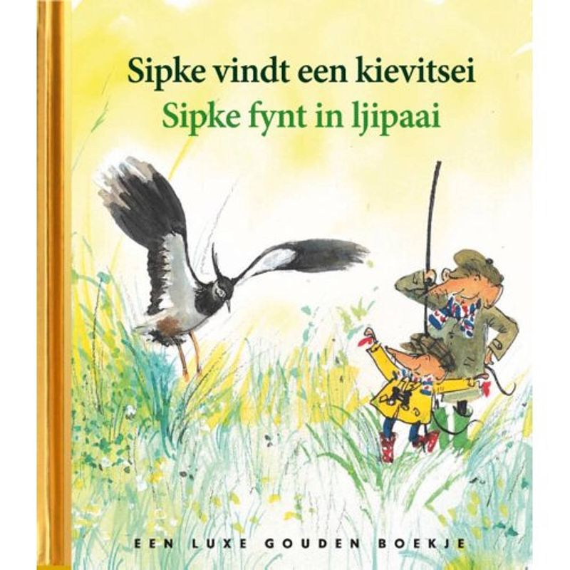 Foto van Sipke vindt een kievitsei / sipke fynt in ljipaai