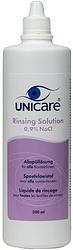 Foto van Unicare rinsing solution lenzenvloeistof 0,9% naci