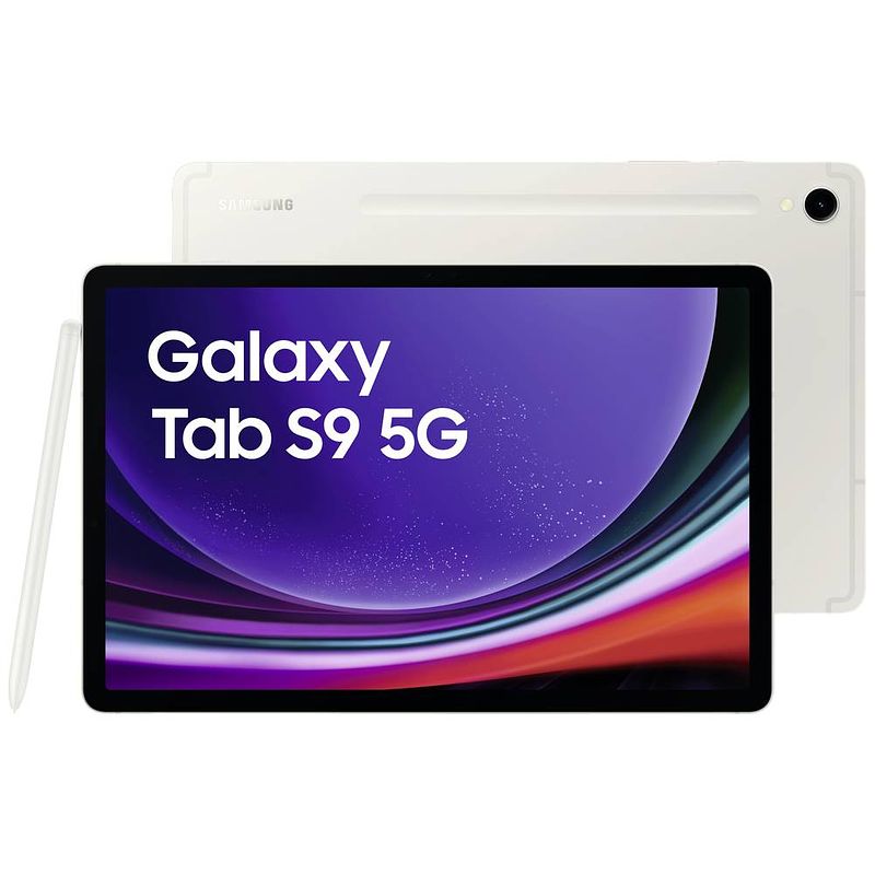 Foto van Samsung galaxy tab s9 lte/4g, 5g, wifi 256 gb beige android tablet 27.9 cm (11 inch) 2.0 ghz, 2.8 ghz, 3.36 ghz qualcomm® snapdragon android 13 2560 x 1600