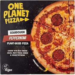 Foto van One planet pizza sourdough peppernomi plantbased pizza 310g bij jumbo