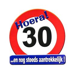 Foto van Hulde stopbord 30 jaar verjaardags cadeau/versiering - feestdecoratieborden