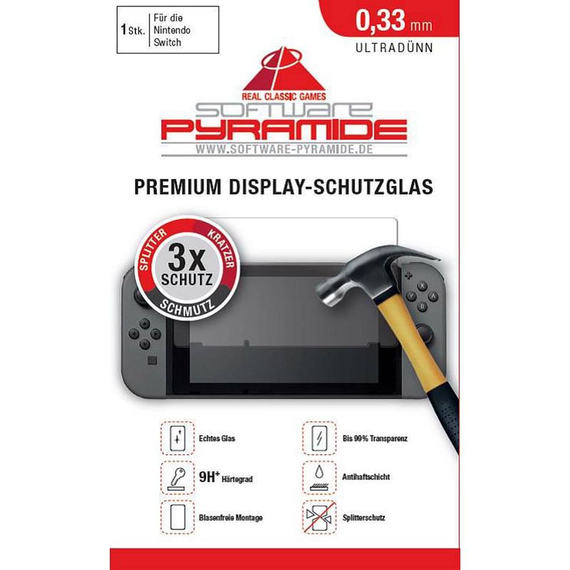 Foto van Software pyramide 97008 displaybescherming voor nintendo switch