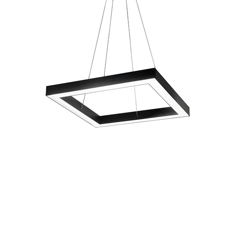 Foto van Ideal lux - oracle - hanglamp - aluminium - led - zwart