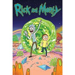 Foto van Pyramid rick and morty portal poster 61x91,5cm