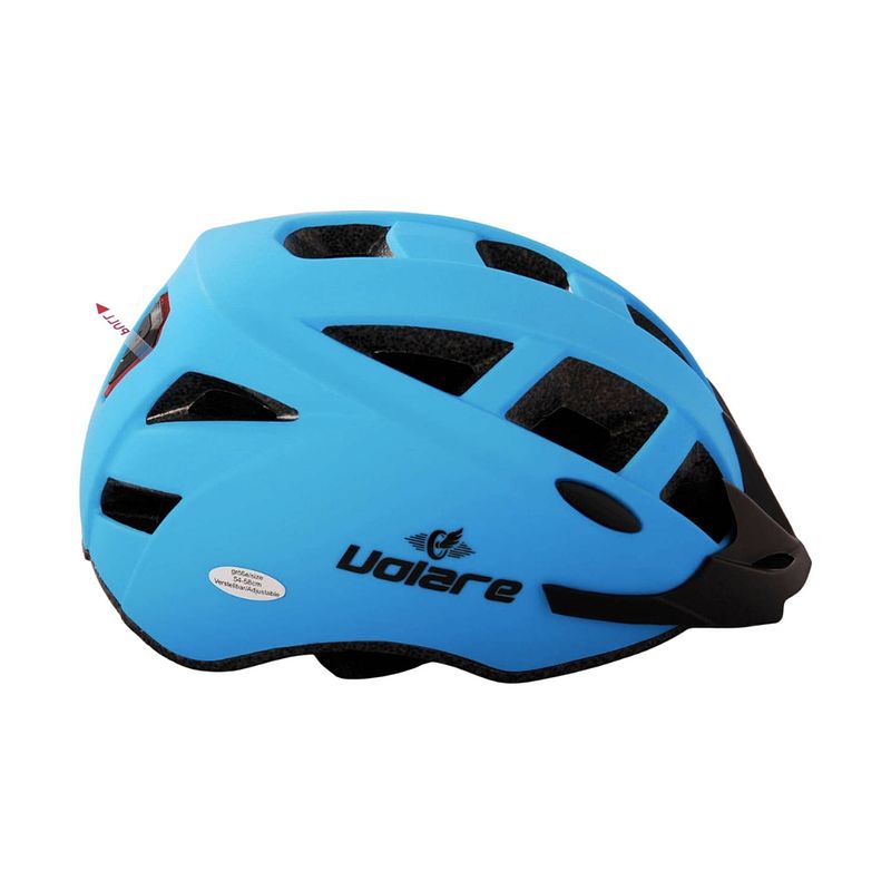 Foto van Volare fietshelm - unisex - blauw - 54-58 cm