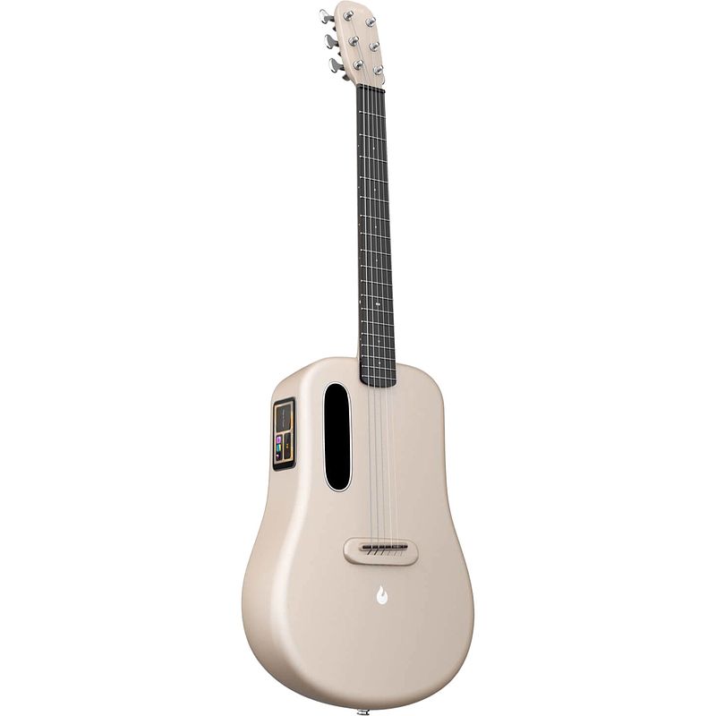 Foto van Lava music me 3 36” soft gold smartguitar met multi-touch screen inclusief space bag