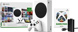 Foto van Xbox series s + 3 maanden game pass ultimate bundel + play & charge kit