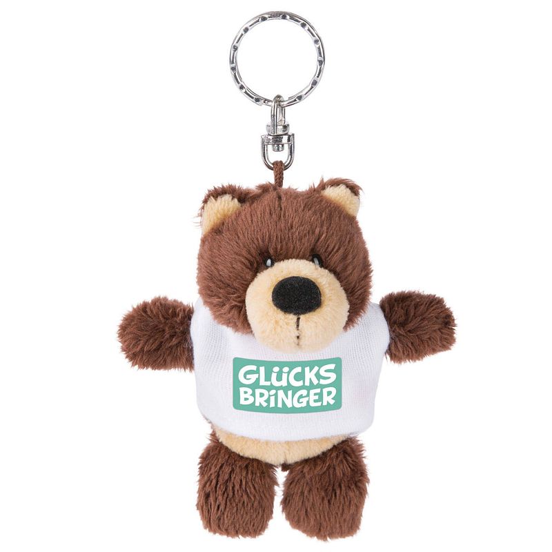 Foto van Nici sleutelhanger beer junior 10 cm polyester bruin