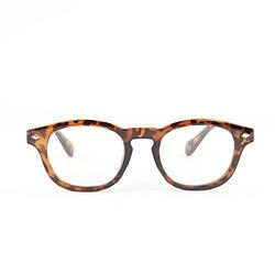 Foto van Orange85 leesbril dames +3 - panterprint - leesbrillen - dames trendy - tijgerprint - met sterkte 3 - lees bril bruin