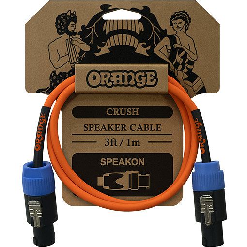 Foto van Orange cbl39-hpss crush speakon 2p speakerkabel 1m