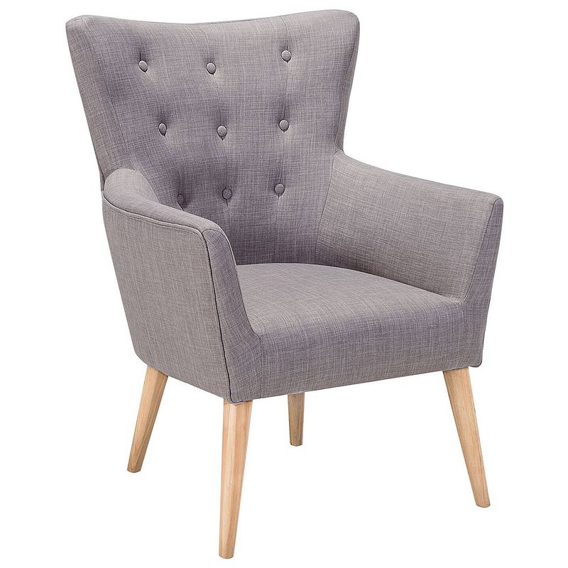 Foto van Beliani angen fauteuil polyester 75 x 73 cm