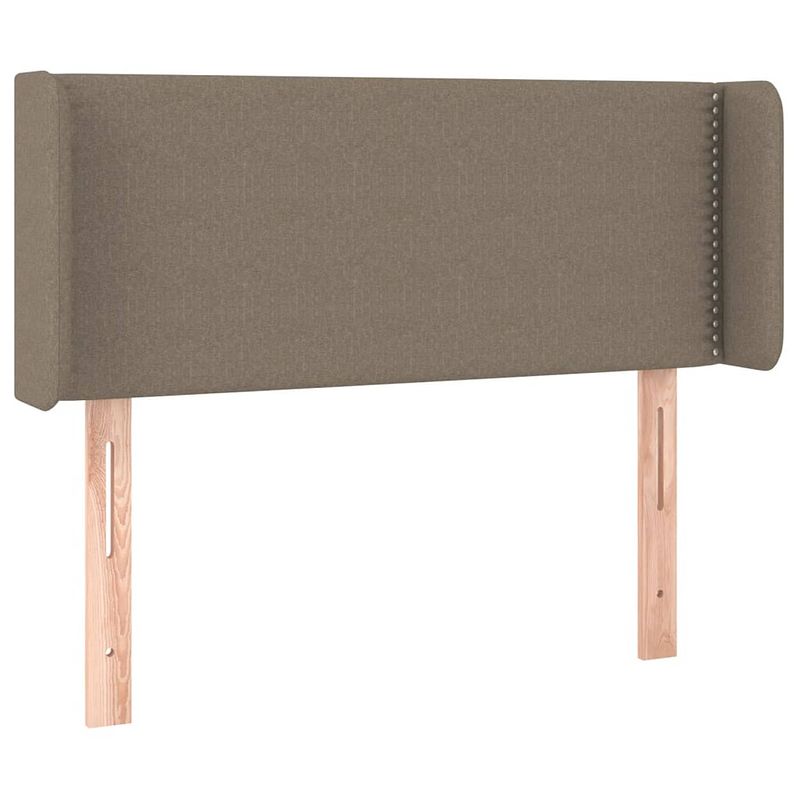 Foto van The living store hoofdbord - hoofdbord - 93 x 16 x 78/88 cm - taupe