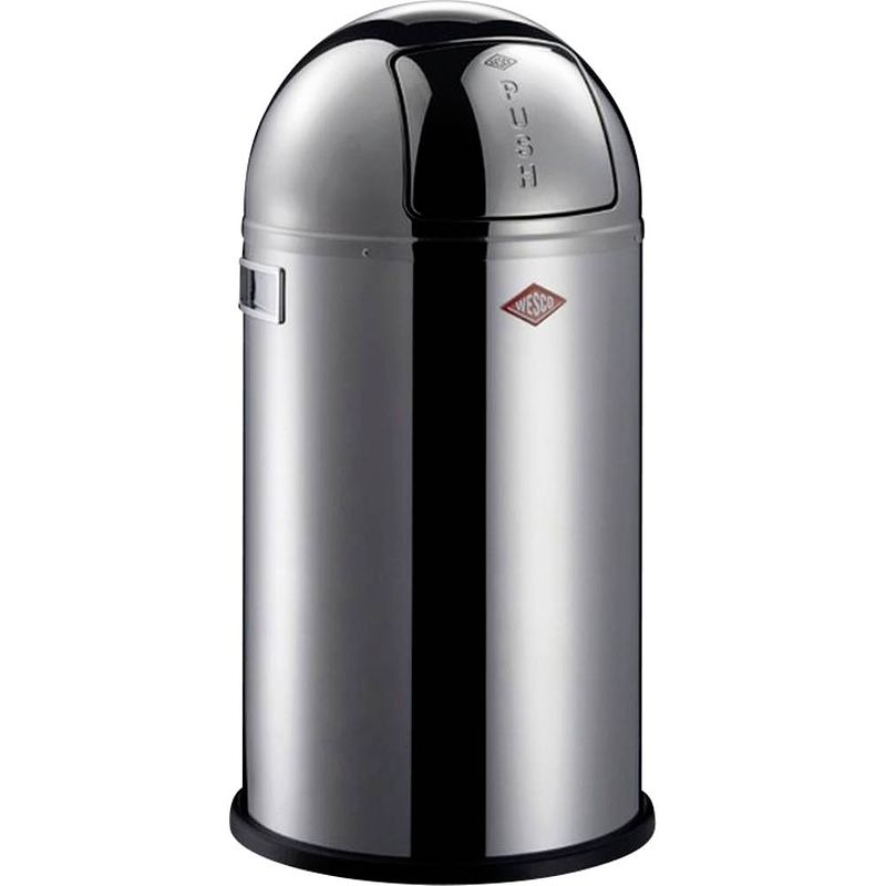 Foto van Wesco 175 834-41 afvalbak 50 l plaatstaal (ø) 40 cm rvs 1 stuk(s)