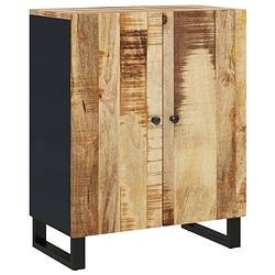 Foto van Vidaxl dressoir 60x33x75 cm massief mangohout