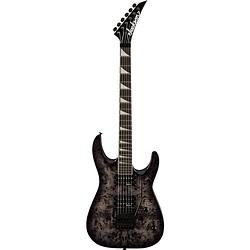 Foto van Jackson js series dinky js32 dkap transparant black elektrische gitaar