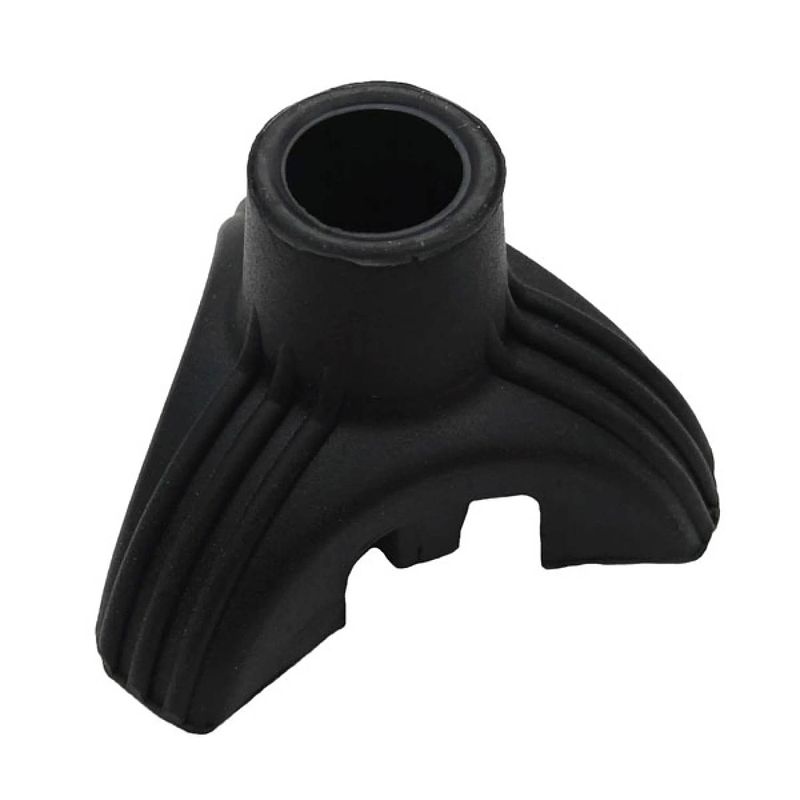 Foto van Classic canes wandelstok dop - type t - 19 mm - rubber - driepoot - wandelstokdop - wandelstokdoppen - dop