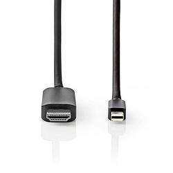 Foto van Nedis mini displayport-kabel - ccgp37604bk20