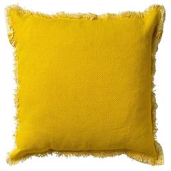 Foto van Dutch decor burto - kussenhoes van katoen lemon 45x45 cm - geel - geel