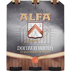 Foto van Alfa donker bruin flessen 6 x 300ml bij jumbo