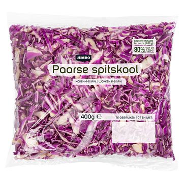 Foto van Jumbo paarse spitskool 400g