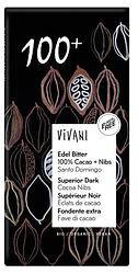 Foto van Vivani chocoladereep superior dark 100%