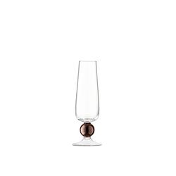 Foto van L.s.a. - oro champagneglas 230 ml set van 2 stuks - glas - koper