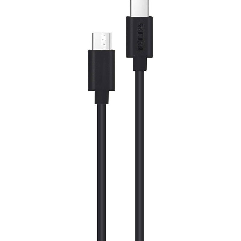 Foto van Philips usb-kabel type c - dlc3104c/00 - usb-c naar usb-c - lengte: 1,2 meter