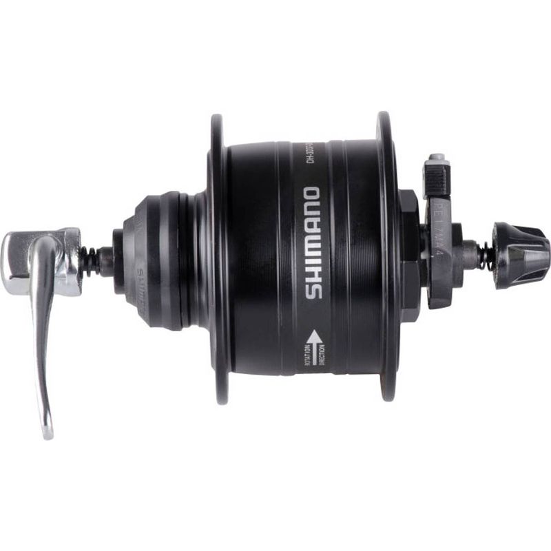 Foto van Shimano naafdynamo dh-3d37 centerlock 133 mm 36g zwart