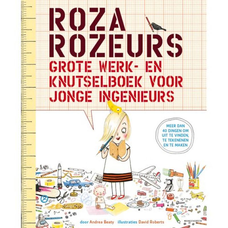 Foto van Roza rozeurs grote werk- en knutselboek voor jonge