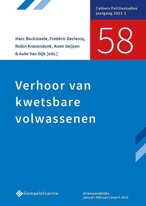 Foto van Verhoor van kwetsbare volwassenen - paperback (9789463712781)