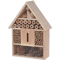 Foto van Pro garden insectenhotel 22 x 9 x 30 cm hout naturel