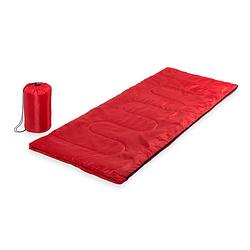 Foto van Rode kampeer 1 persoons slaapzak dekenmodel 75 x 185 cm - slaapzakken