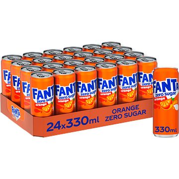 Foto van Fanta orange zero sugar 24 x 330ml bij jumbo