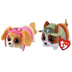 Foto van Ty - knuffel - teeny paw patrol - sky & tracker