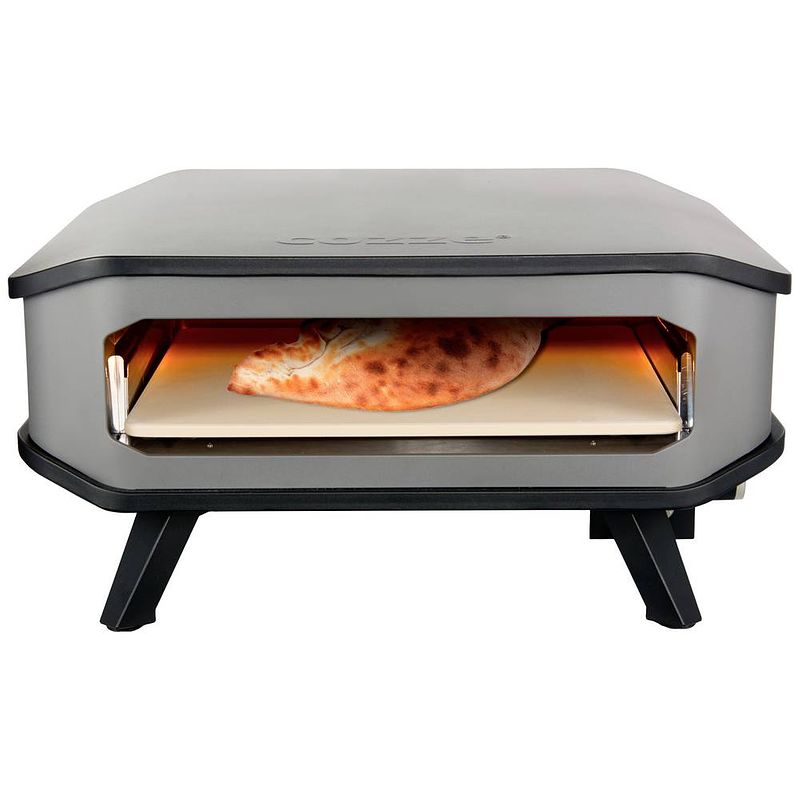 Foto van Cozze 90346 pizzaoven met pizzasteen zwart/grijs