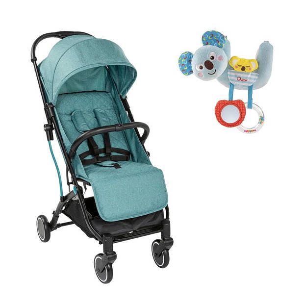 Foto van Chicco bundel - buggy trolley me - hydra & rammelaar - koalabeer - te bevestigen aan kinderwagen