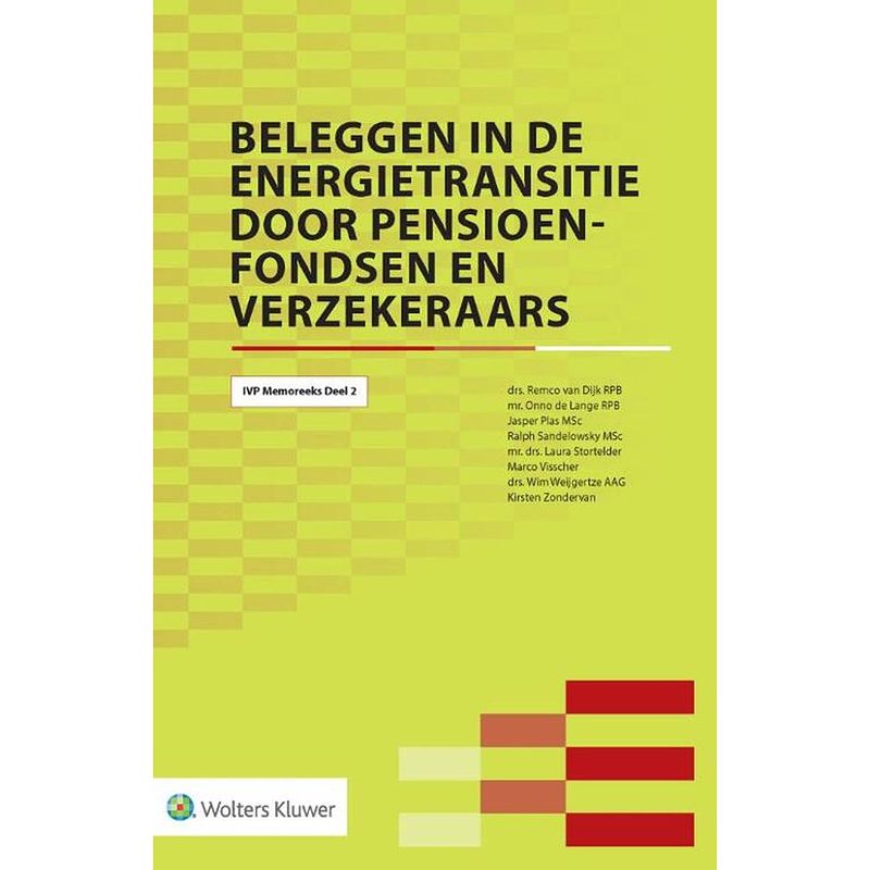 Foto van Beleggen in de energietransitie door pensioenfondsen en verzekeraars