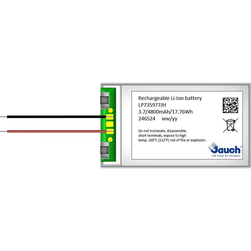 Foto van Jauch quartz lp735977jh speciale oplaadbare batterij prismatisch kabel li-ion 3.7 v 5000 mah