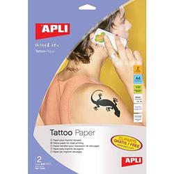 Foto van Apli tattoo transfer papier, pak met 2 vellen