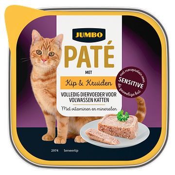 Foto van Jumbo pate met kip & kruiden 100g