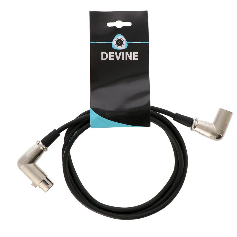 Foto van Devine ve1015 microfoonkabel xlr female-xlr male haaks 1.5 meter