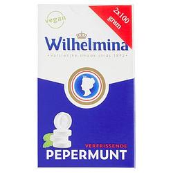 Foto van Wilhelmina verfrissende pepermunt 2 x 100g bij jumbo